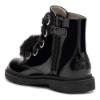 Picture of Lelli Kelly Unicorn Pom Pom Ankle Boot - Black Patent 