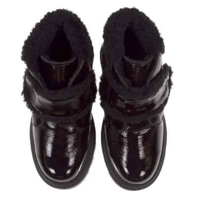 Picture of Naturino Francesca Easy On Naplak Ankle Boot - Black