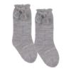 Picture of Juliana Baby Clothes Knitted Knee Pom Pom Socks - Grey