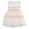 Picture of Daga Musical Notes Embroidered Tulle Dress - Ivory