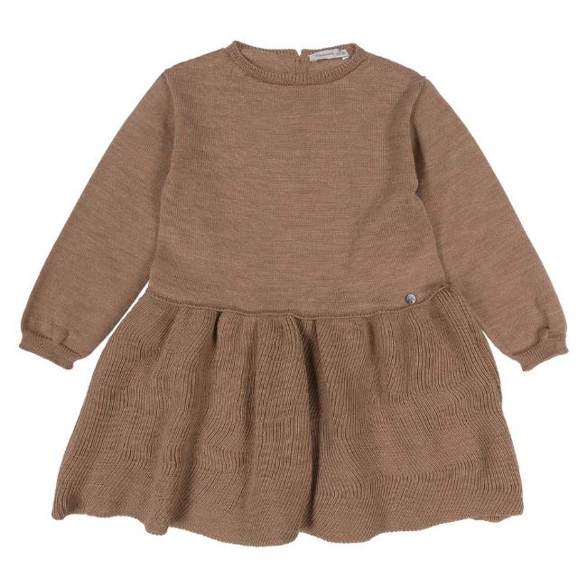 Picture of Wedoble Knitted Long Sleeve Dress - Camel