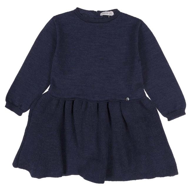 Picture of Wedoble Knitted Long Sleeve Dress - Navy