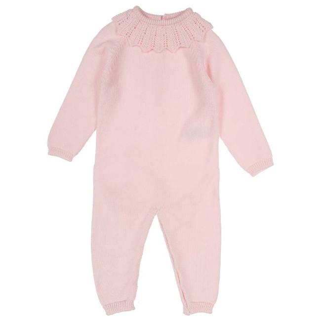 Picture of Wedoble Baby Girls Knitted Wool Playsuit - Pink