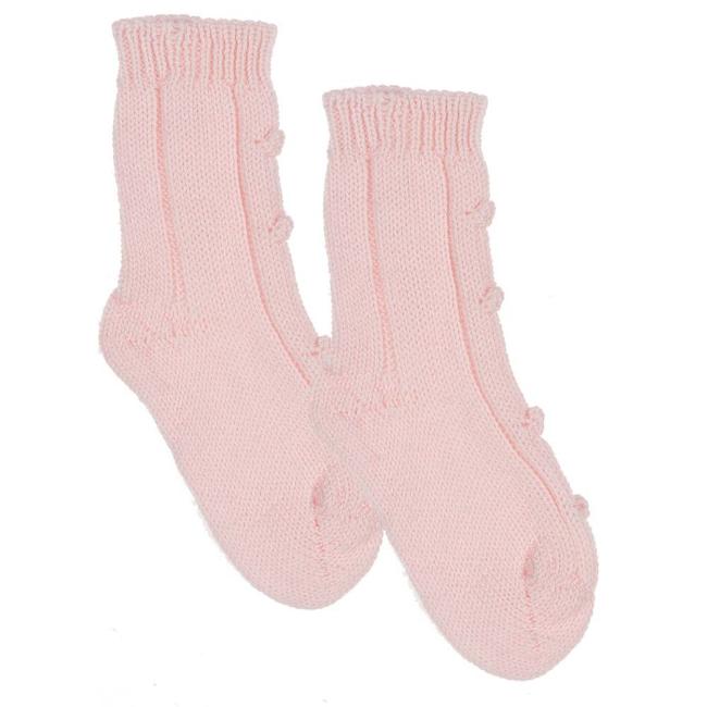 Picture of Wedoble Baby Girl Raised Berry Knitted Socks - Pink