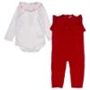 Picture of Wedoble Girls Knitted Romper - Red