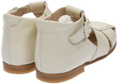 Picture of Panache Traditional Unisex Sandal - Cream Patent