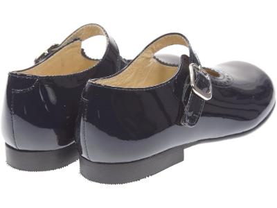 Picture of Panache Girls Mary Jane Shoe - Navy Patent 