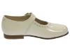 Picture of Panache Girls Mary Jane Shoe - Beige Cream Patent