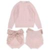 Picture of Wedoble Baby Girl Berry Sweater & Jampant Set - Pink