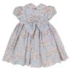 Picture of Miss P Smocked Teddy & Rockinghorse Bodice Dress - Blue