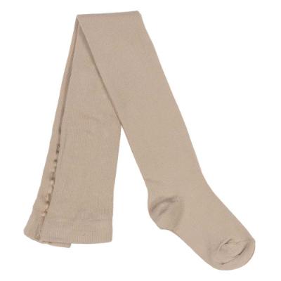 Picture of Meia Pata Plain Cotton Tights - Beige