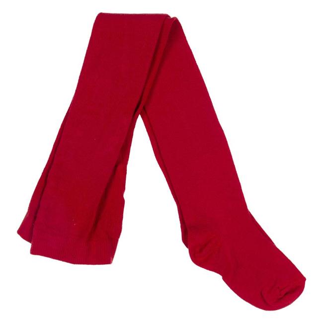 Picture of Meia Pata Plain Cotton Tights - Red