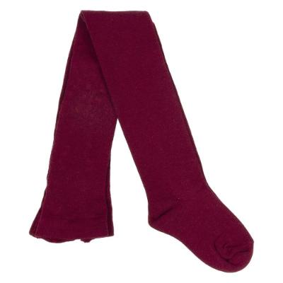 Picture of Meia Pata Plain Cotton Tights - Bordeaux