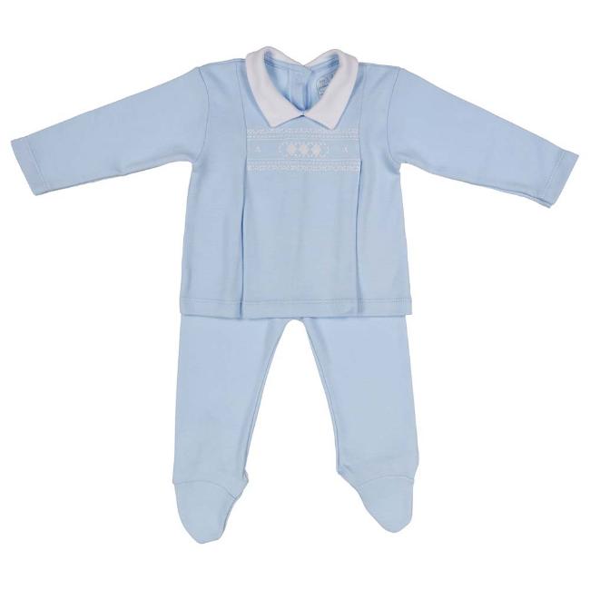 Picture of Rapife Baby Boys Boxed 2 Piece Loungewear Set - Blue