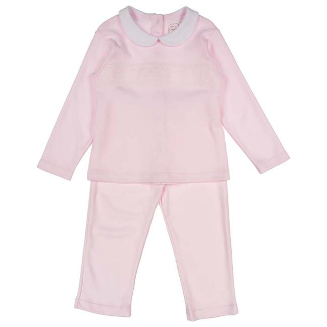 Picture of Rapife Girls Embroidered Loungewear Set - Pink