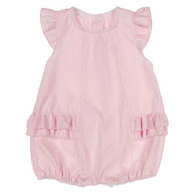 Picture of Rapife Baby Girls Stripe Ruffle Romper - Pink
