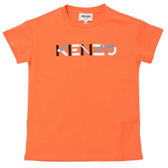 Picture of Kenzo Kids Boys Logo T-shirt - Orange