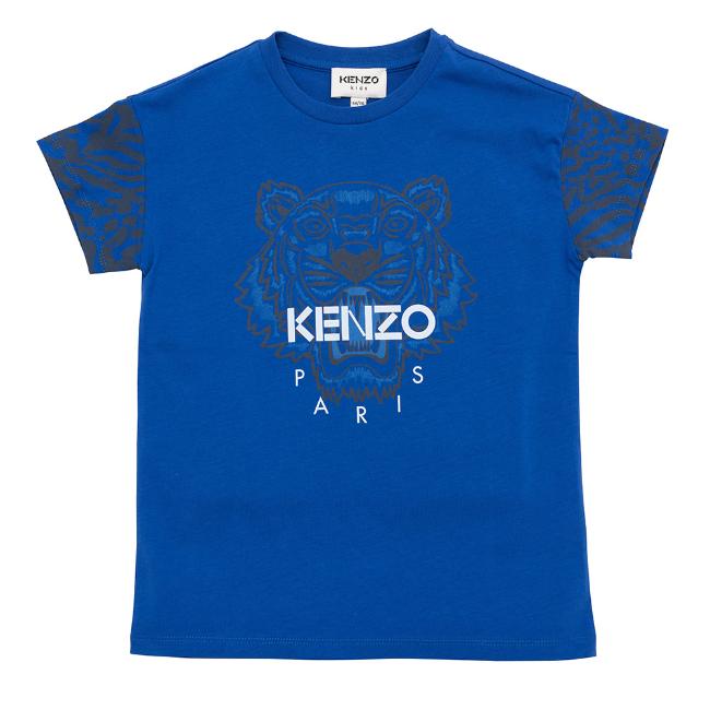 Picture of Kenzo Kids Boys Tiger T-shirt - Blue