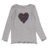 Picture of Blue Seven Sequin Heart Top & Joggers Set - Light Grey