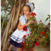 Picture of Meriche Alta Costura Renoir Dress & Headband Set   - Navy