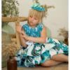 Picture of Meriche Alta Costura Rubens Dress & Headband Set - Turquoise