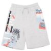 Picture of Kenzo Kids Boys Printed Tiger Jersey Shorts - Grey
