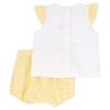 Picture of Rapife Baby Girls Stripe Ruffle Top & Panties Set - Lemon 