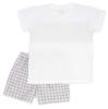 Picture of Rapife Boys Gingham Shorts & Top Set - Grey