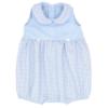 Picture of Rapife Baby Boys Gingham Romper - Pale Blue