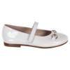 Picture of Panache Girls Snaffle Mary Jane Shoe - White Patent