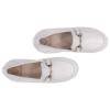 Picture of Panache Snaffle Loafer Shoe - White Leather