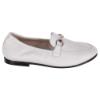 Picture of Panache Snaffle Loafer Shoe - White Leather