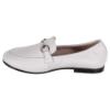 Picture of Panache Snaffle Loafer Shoe - White Leather