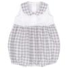 Picture of Rapife Baby Boys Gingham Romper - Grey