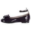 Picture of Panache Girls Double Bow Ankle Strap Shoe - Navy Blue