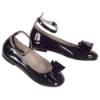 Picture of Panache Girls Double Bow Ankle Strap Shoe - Navy Blue