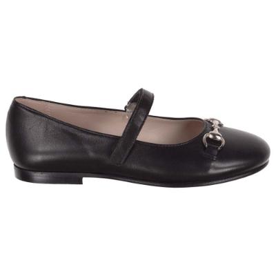 Picture of Panache Girls Snaffle Mary Jane Shoe - Black Leather