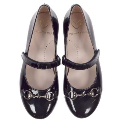 Picture of Panache Girls Snaffle Mary Jane Shoe - Navy Blue Patent