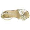 Picture of Panache Girls Knot Front Bow Sandal - Metallic Gold 