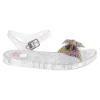 Picture of Lelli Kelly Gemma Diamante Bow Glitter Jelly - Clear Silver
