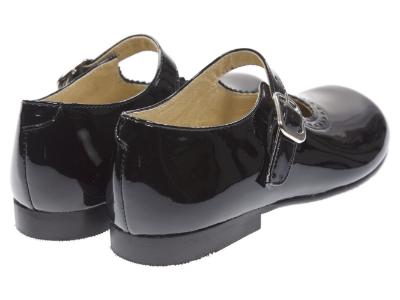 Picture of Panache Girls Mary Jane Shoe - Black Patent 