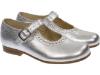 Picture of Panache Girls Mary Jane Shoe - Metalic Silver Leather