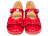 Picture of Panache Girls Double Bow Mary Jane Shoe - Red Patent
