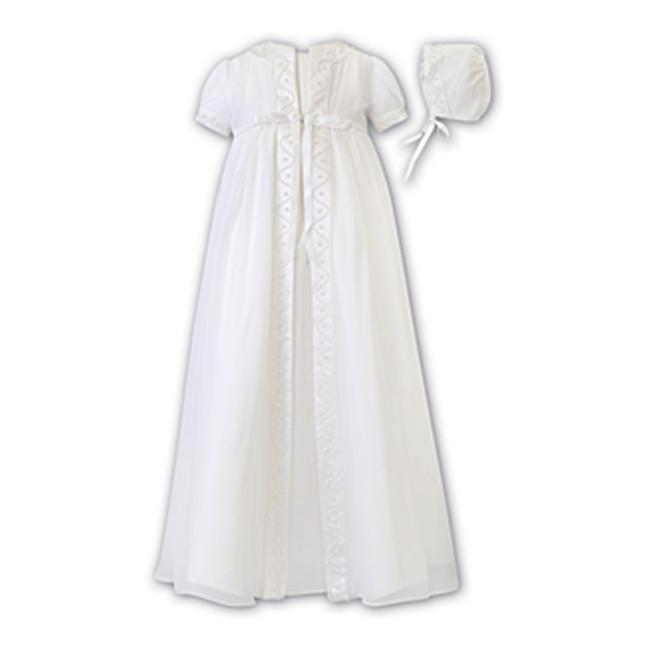 Picture of Sarah Louise Girls Satin Ceremony Dress Set - Ivory