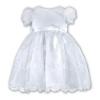 Picture of Sarah Louise Girls Scallop Layered Dress - White