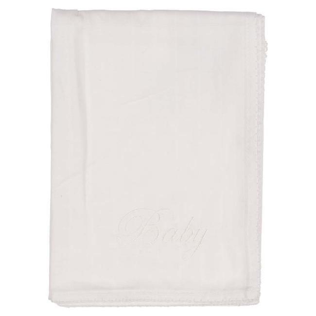 Picture of Wedoble Unisex Baby Cotton Muslin Swaddle - White White