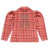 Picture of A Dee Morgan Check Blazer With Diamante Teddy - Red