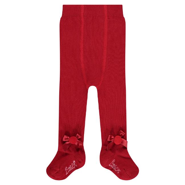 Little girls red best sale tights