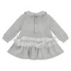 Picture of Little A Girls Faye Lurex Dress - Silver