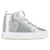 Picture of Little A Girls Sweetheart Glitter Hi Top.- Silver